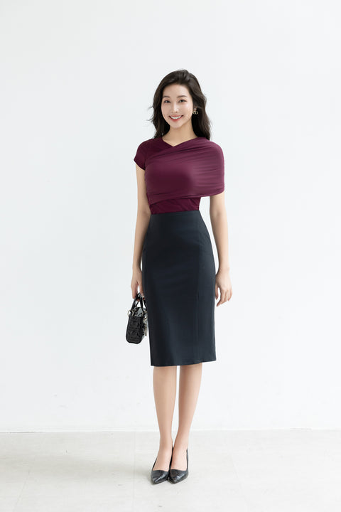 MAVE Pencil Skirt in Black