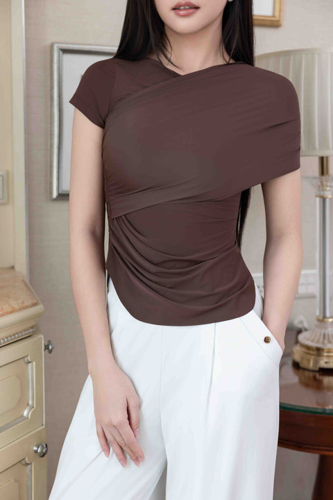 ELVA Top in Mocha