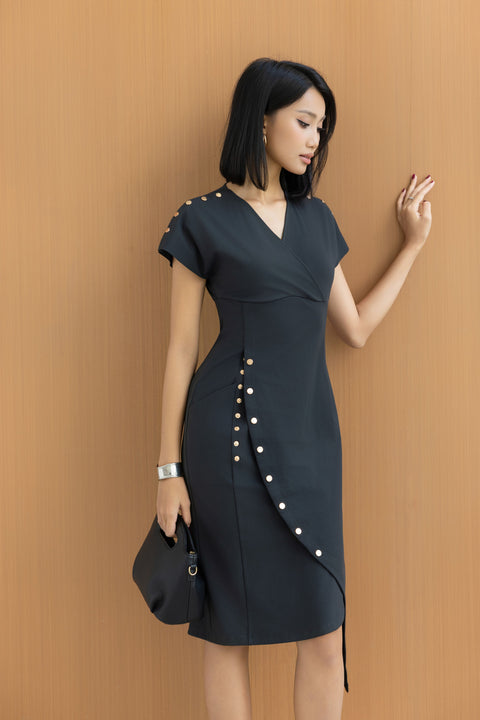 ALBA Dress in Anthracite