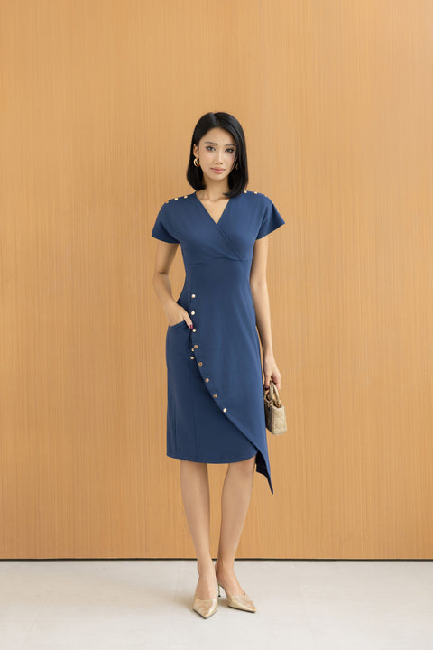ALBA Dress in Navy
