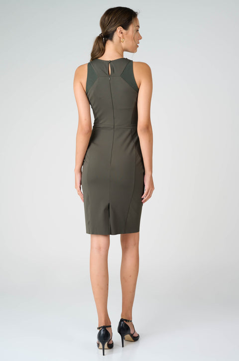 ATLA Sheath Dress in Ebony Grey