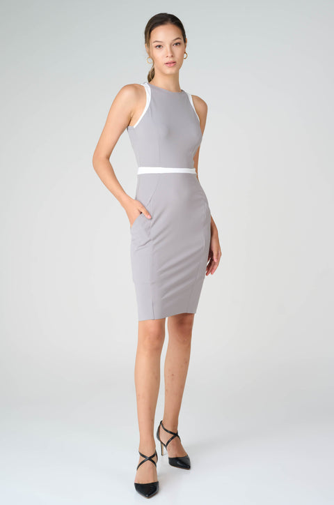 ATLA Workleisure As Intended Dress in Light Grey