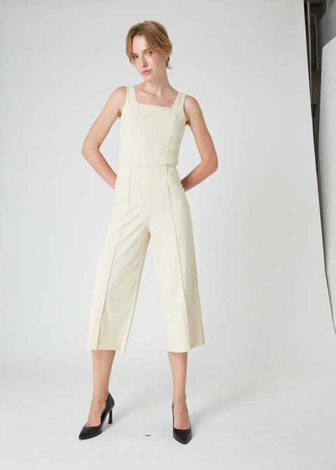 LOTTE Culotte Pant in Almond