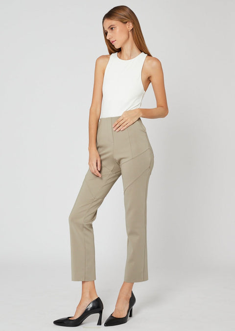 SOLA Slim-Fit Pants in Khaki