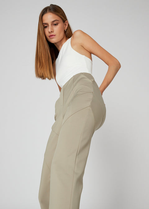 SOLA Slim-Fit Pants in Khaki