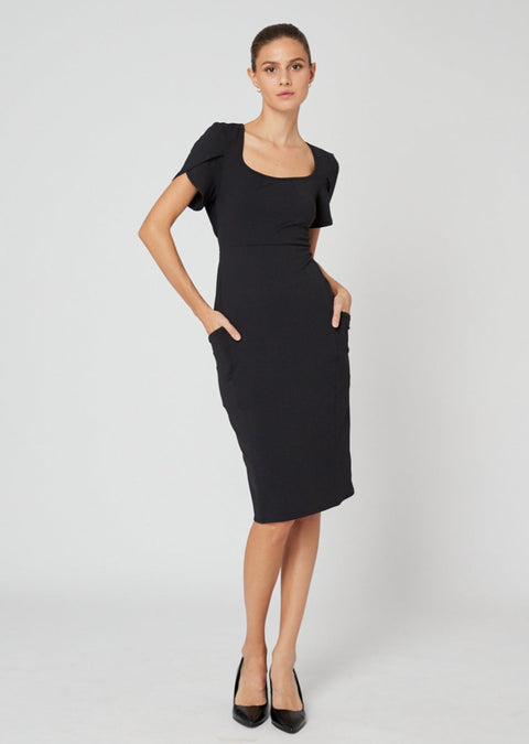 MUSE Bodycon Dress in Black