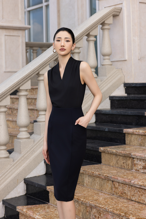 SOPH Pencil Skirt in Black