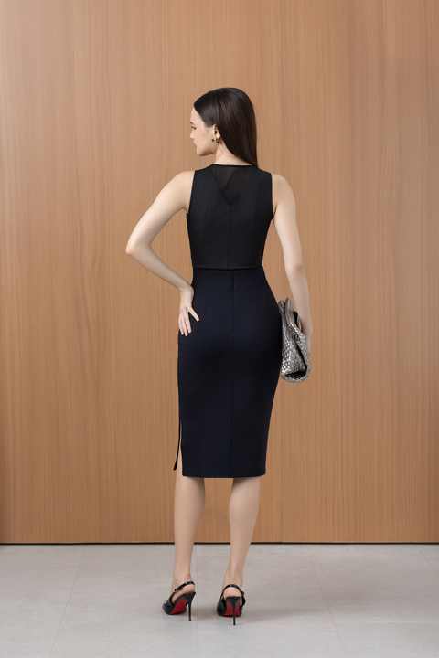 REIN Pencil Skirt in Black