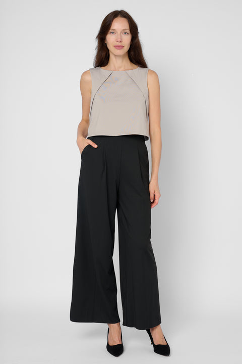 SKY Wide Leg Pants in Black