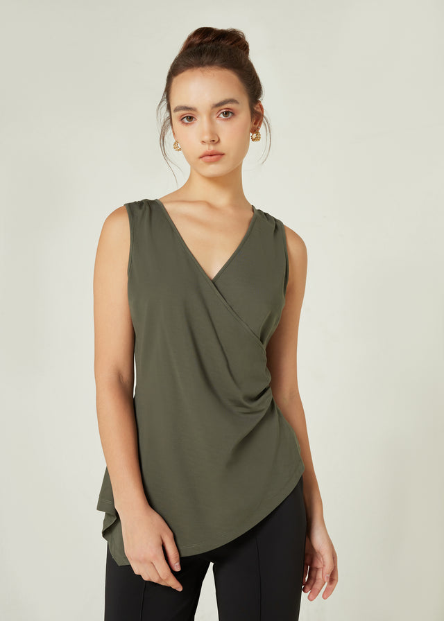 EDGE Top in Cactus by As Intended a Workleisure label