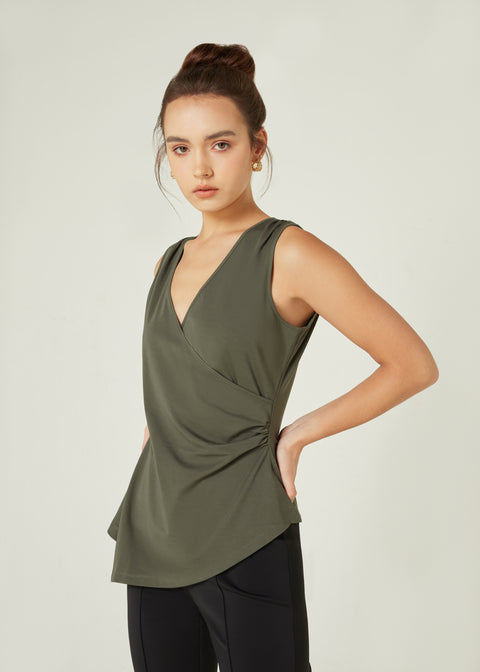 EDGE Top in Cactus by As Intended a Workleisure label