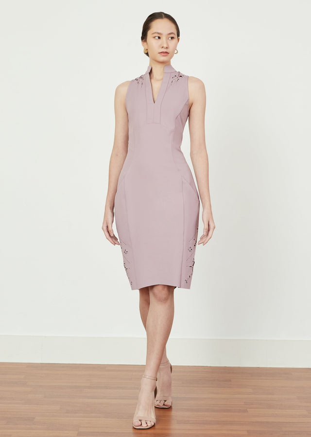 CELO Dress in Lilac by As Intended a Workleisure label
