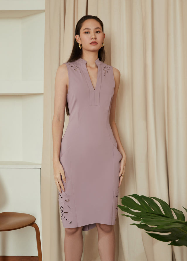 CELO Dress in Lilac by As Intended a Workleisure label